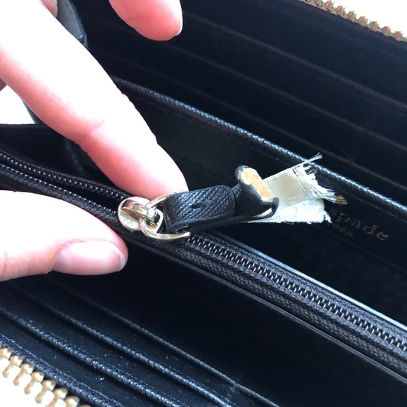 Kate Spade wallet - black and beige/stone - Picture 6 of 10